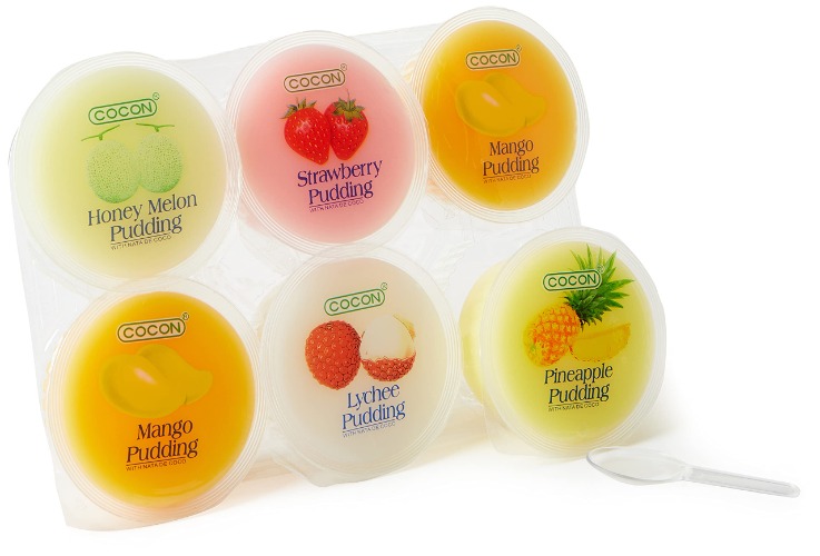 COCON Assorted NATA Pudding 6x80g