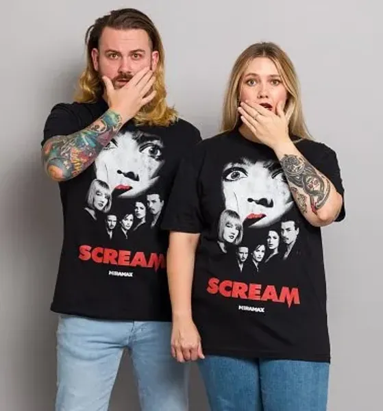 Scream Movie Poster Black T-Shirt