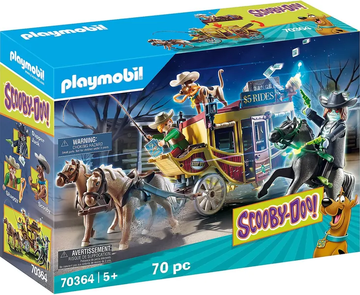 PLAYMOBIL SCOOBY-DOO!© 70364 Adventure in the Wild West, for Children Ages 5+