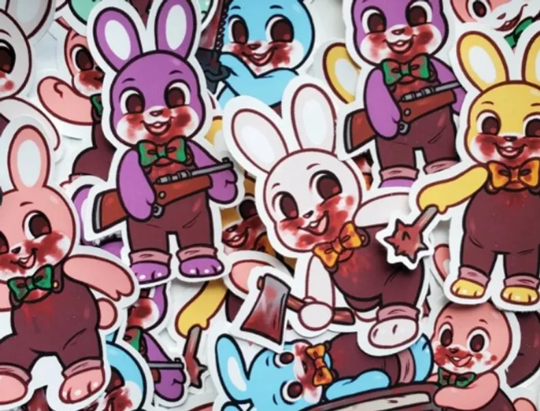 Robbie the Rabbit Stickers