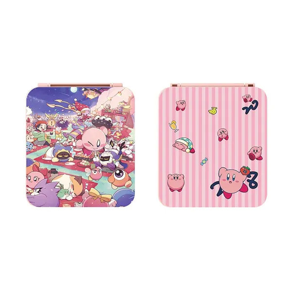 PERFECTSIGHT Switch Game Card Case Kirby Compatible with Nintendo Switch Lite/ OLED, Cute Anime Portable Thin Hard Shell Game Holder, Kawaii Protective Storage Case Box with 12 Cartridge Slots