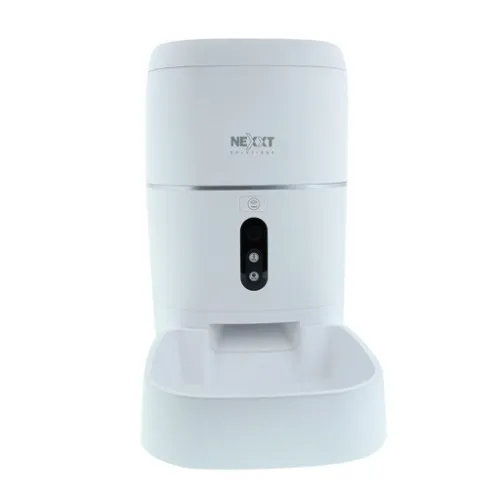 Nexxt Smart WiFi Pet Feeder - NHA-P610-1080P Video Camera-Two Way Talk- AC Plug and Battery Operation