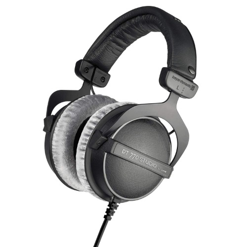 beyerdynamic DT 770 Pro Studio Headphones - Over-Ear, Closed-Back, Professional Design for Recording and Monitoring (80 Ohm, Grey) - 80 OHM Grey
