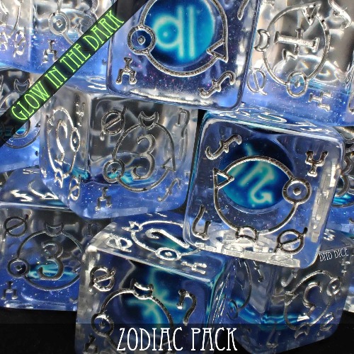 Zodiac Pack 12 Dice Set (Gift Box)