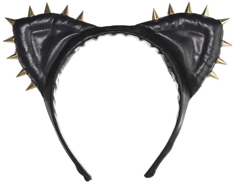 Rebel Glam Cat Ears Headband | Black | 1 Pc.
