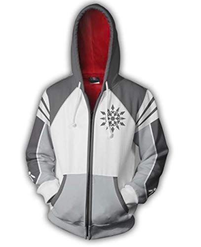 YH Unisex Super Anime Hoodie Hero RWBY 3D Print Pullover Hooded Sweatshirt with Front Pocket - Large - Color 06