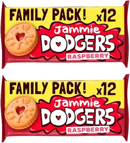 Snack Bundle Consisting of Jammie Dodgers Raspberry 210g 12pk (2 Pack)
