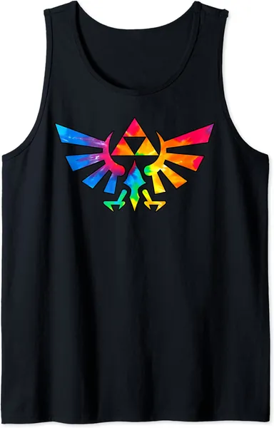 Legend of Zelda Triforce Symbol Tie Dye Tank Top