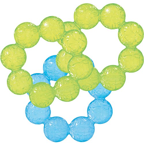 Infantino 3-Pack Water Teethers - 3 Pack - 2 Lime + 1 Blue