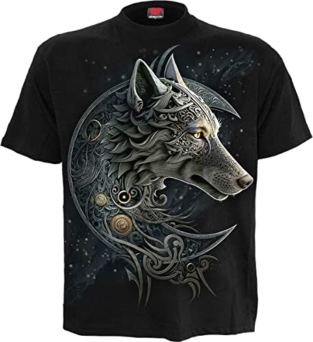 Spiral - Celtic Wolf - T-Shirt Black - 4XL - Celtic Wolf