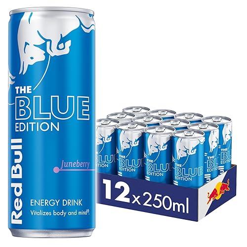 Red Bull Energy Drink Blue Edition Juneberry 250 ml x12 - Blue