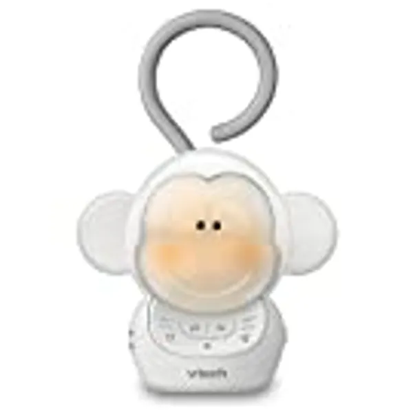 VTech BC8211 Myla The Monkey Baby Sleep Soother with a White Noise Sound Machine Featuring 5 Soft Ambient Sounds, 5 Calming Melodies & Soft-Glow Night Light, 1 Count (Pack of 1)