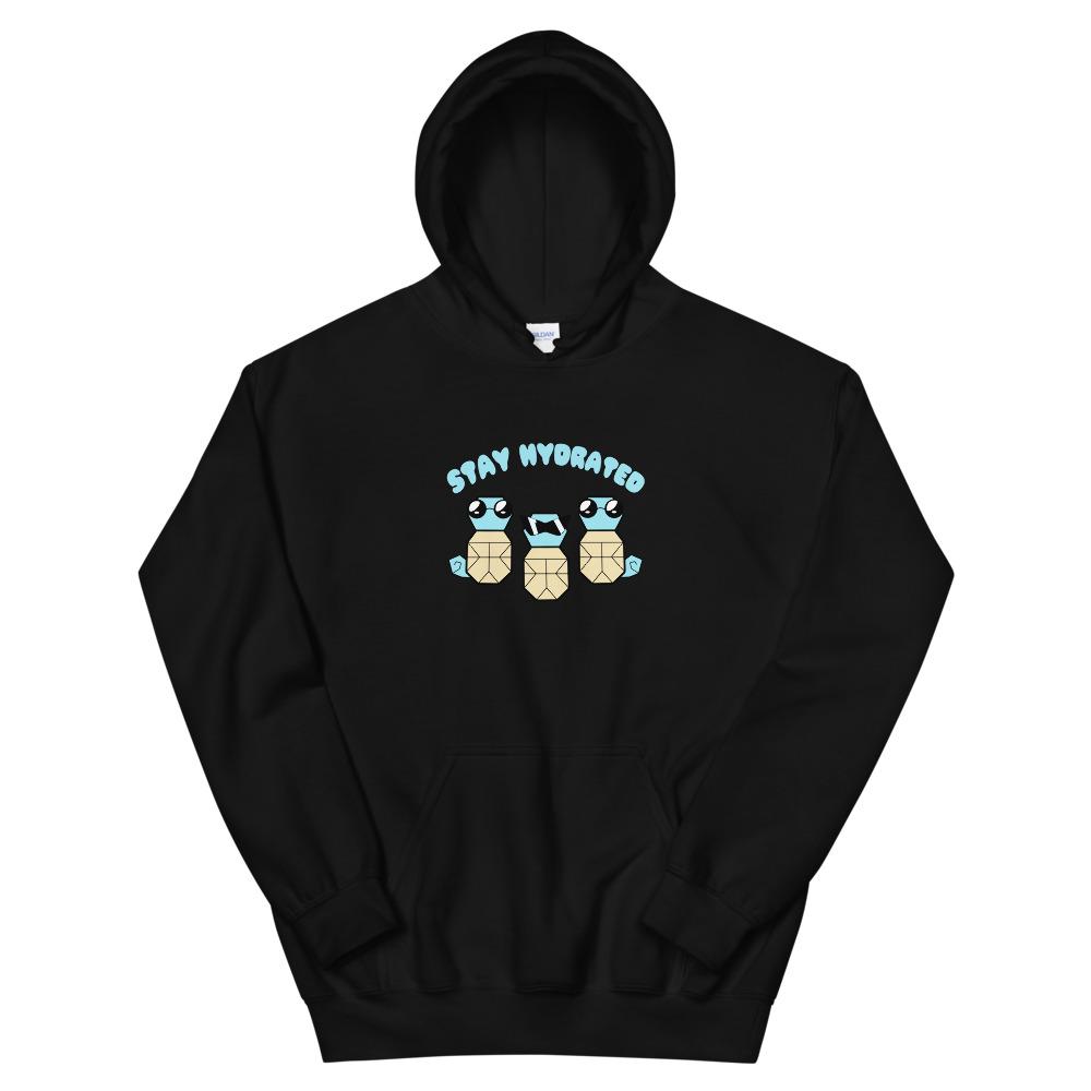 Stay Hydrated | Unisex Hoodie | Pokemon - Black / 2XL