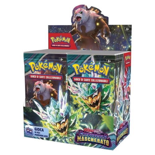 Pokemon Scarlatto E Violetto Crepuscolo Mascherato Box Sigillato 36 Bustine ITA