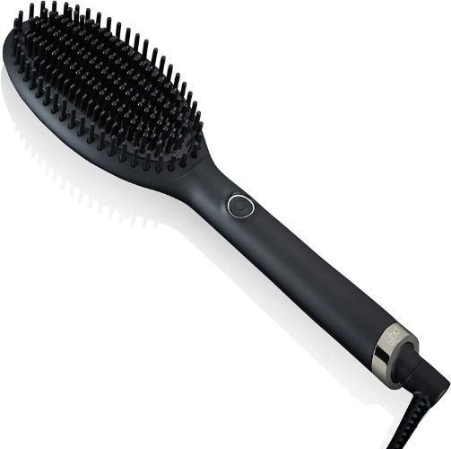 ghd glide Hot Brush, Glättbürste mit Keramikheiztechnologie und Ionisator - Schwarz