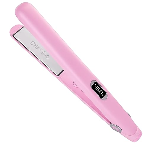 CHI x Barbie 1 Inch Titanium Hairstyling Iron - Pink - 1in - Pink