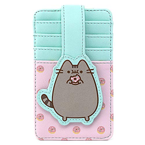 Loungefly Pusheen the Cat Donuts Faux Leather Card Holder Wallet