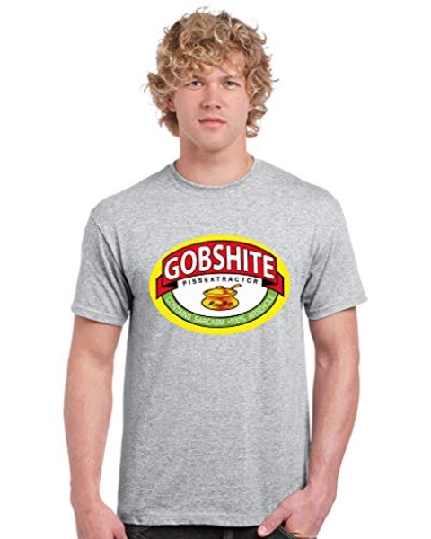 Gobshite Unisex T-Shirt Funny Marmite Silly Stupid Tee - XXL - Black
