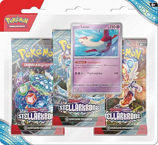 Pokémon Blister 3 Boosterpacks Stellar Crown