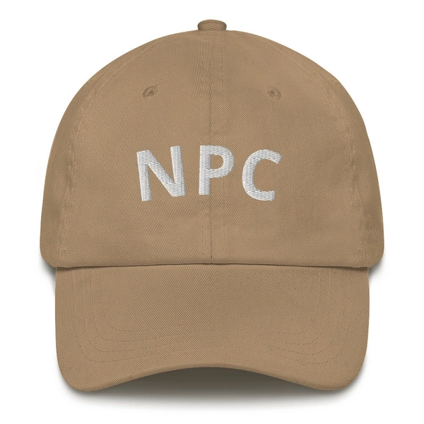 Non-player character baseball cap