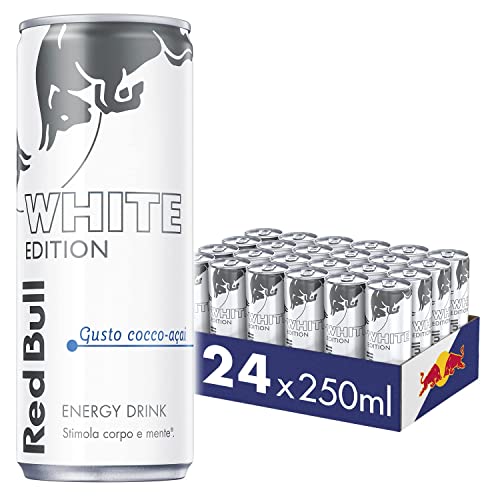 Red Bull Energy Drink, Gusto Cocco Açaí, 250 ml (24 Lattine)