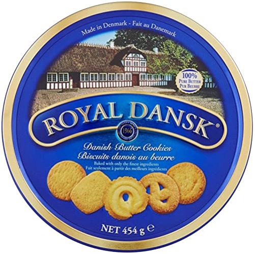 Royal Dansk Biscotti Danesi al Burro e Cocco Grattugiato - 1 x 454 Grammi