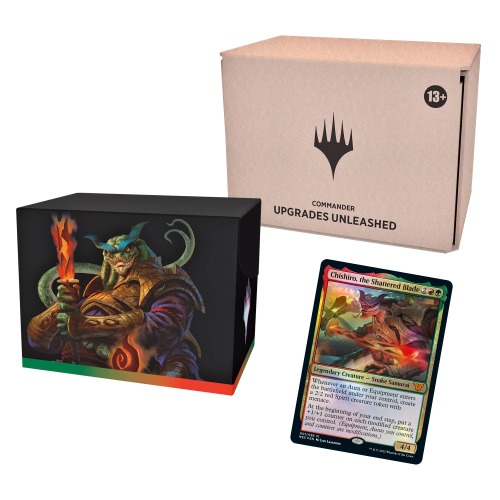 Magic: The Gathering Kamigawa: Neon Dynasty Commander Deck – Upgrades Unleashed (Red-Green) | Minimal Packaging Version - Minimal Packaging