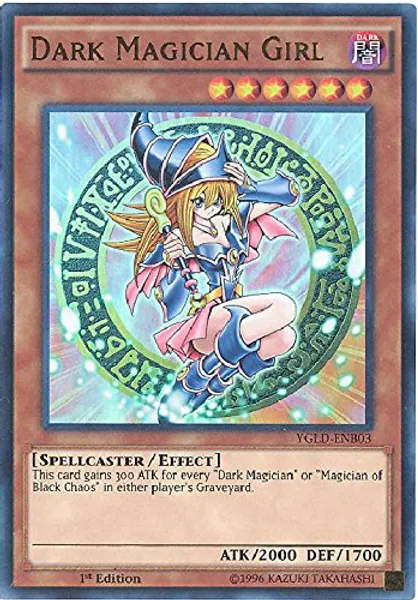 YU-GI-OH! - Dark Magician Girl (YGLD-ENB03) - Yugi's Legendary Decks - 1st Edition - Ultra Rare - 