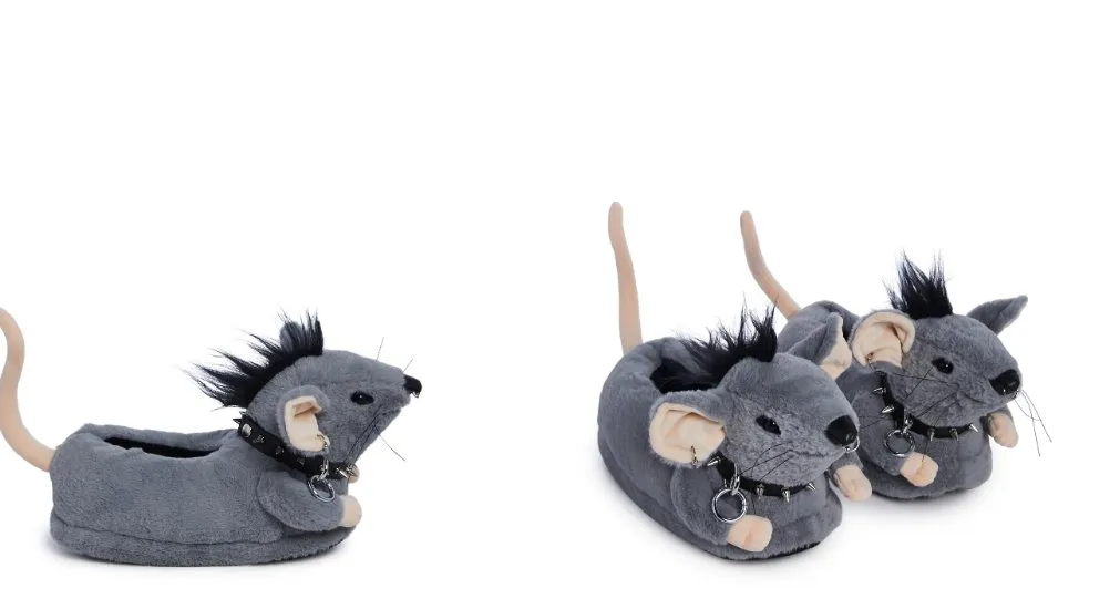 pantuflas de rata punketa