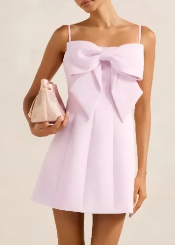 Hayley Petite Bow Front Mini - Women's Fashion | Forever New