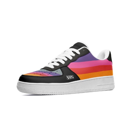 Low Top 1988 VHS T-120 Retrowave Black Sneakers | 11 Men / 12.5 Women
