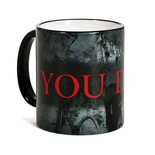 Elbenwald Tasse mit You Died Rundumdruck für Elden Ring Fans Keramik 320 ml