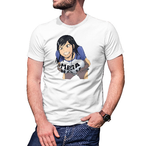 Mega Milk Titty Monster Hentai Anime Ecchi Otaku Herren T-Shirt - Weiß M