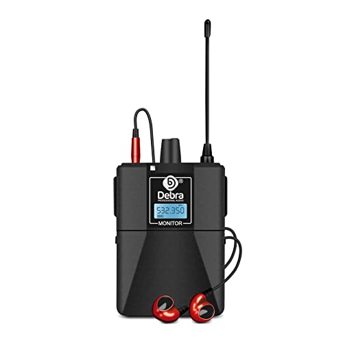 D Debra Bodypack with Earphone Only Suitable for ER-202 & ER-102 Wireless in Ear Monitor System, Can Not Be Used Alone (Only 1 Bodypack) - Only 1 Bodypack