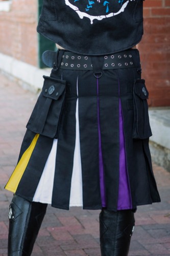 Versatta Non-Binary Pride Hybrid Kilt 23" - Medium (38"-42" waist) [US Pants 34-38]