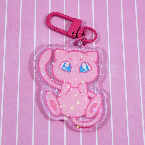 [Pokemon] Mew Acrylic Charm Keychain