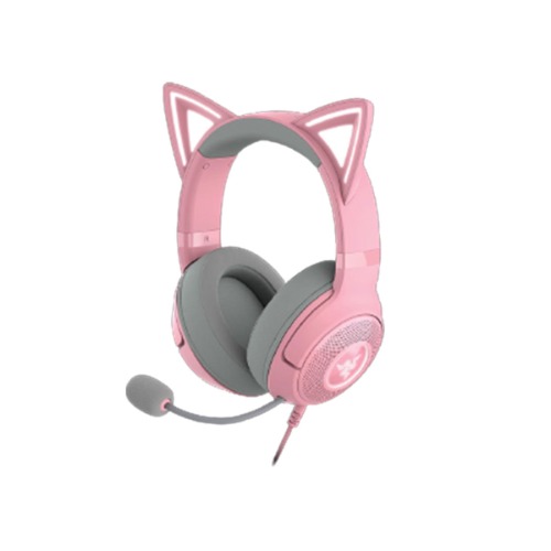 Razer Kraken Kitty V2 USB Headset With RGB Kitty Ears (Quartz) | Default Title