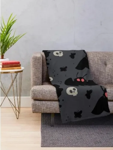 Mothman Throw Blanket