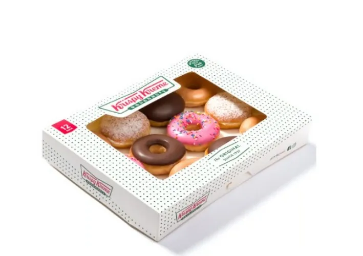 Krispy Kreme Classic Assorted 12pk Window Box (4 og & 8 favs)