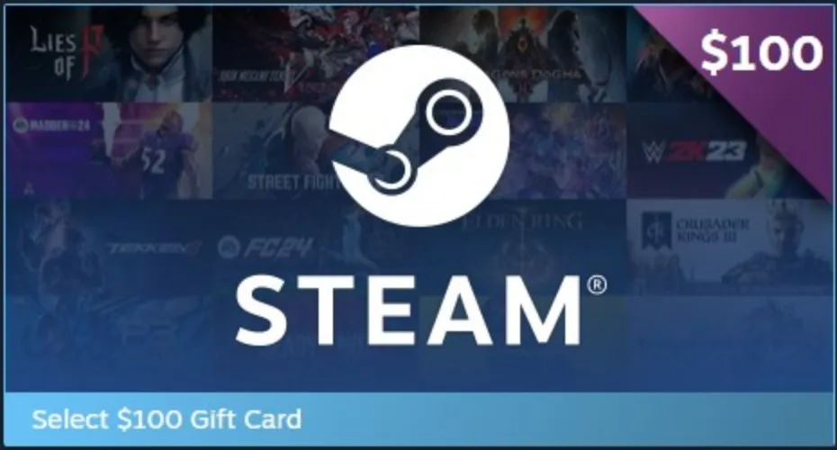 Steam $100 Gift Card