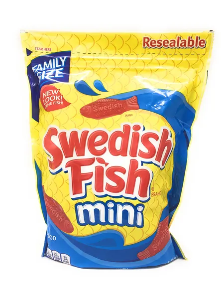 Mini Red Swedish Fish, 1lb 12.8 Pound Bag - 