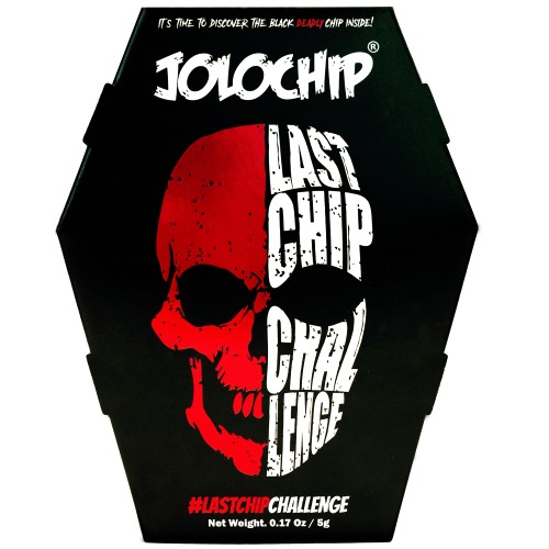 Jolochip Last-Chip-Challenge (Pack of 1) | Extreme Spicy Tortilla Chip | Hottest Chip in the World | Ultimate Hot Snack | 5 Grams - 5 g (Pack of 1)