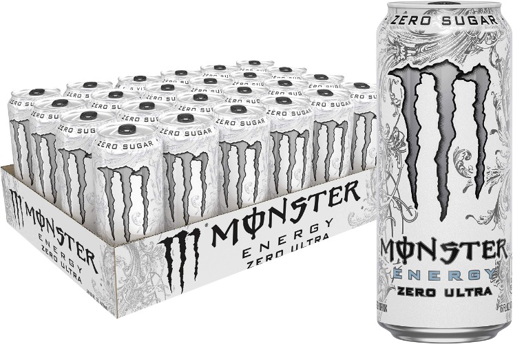 Monster Energy, Zero Ultra, 16 Ounce (Pack Of 24) - 16 Ounce (Pack of 24)
