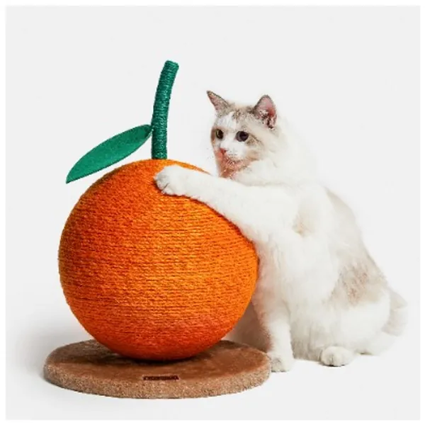 VETRESKA Cat Scratching Post, Cat Scratcher with Sisal Rope, Vertical Cat Scratch Post for Cat, Kitten and Home Decor