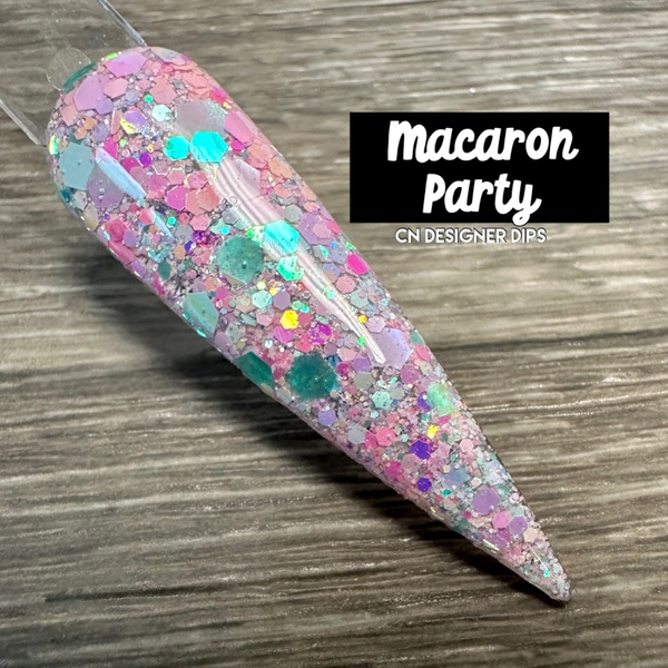 Macaron Party- dip powder, glitter dip powder, dip powder for nails, nail dip powder, dip nail powder, acrylic, nail dip, nails