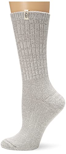 UGG Women's Rib Knit Slouchy Crew Sock - One Size - Seal