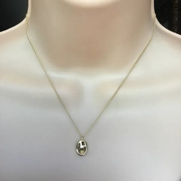 Protection Mirror Necklace in Sterling Silverancient Mirror | Etsy