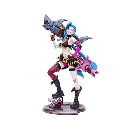 QESTO SHENDAF League of Legends Jinx Medium sculpture (couleur : Jinx Medium)