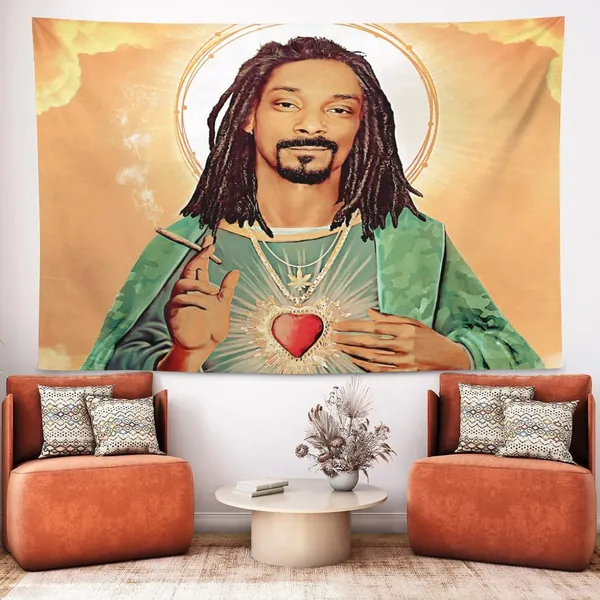 Snoop Dogg Funny Meme Tapestry, Funny Wall Decoration, Funny Tapestry, College tapestry