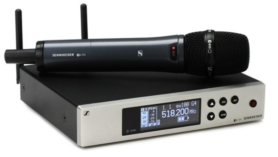 Sennheiser EW 100 G4-835-S Wireless Handheld Microphone System - A Band